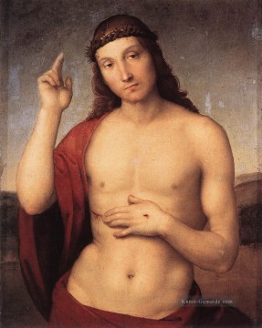  Meister Galerie - Der Segen Christus Renaissance Meister Raphael